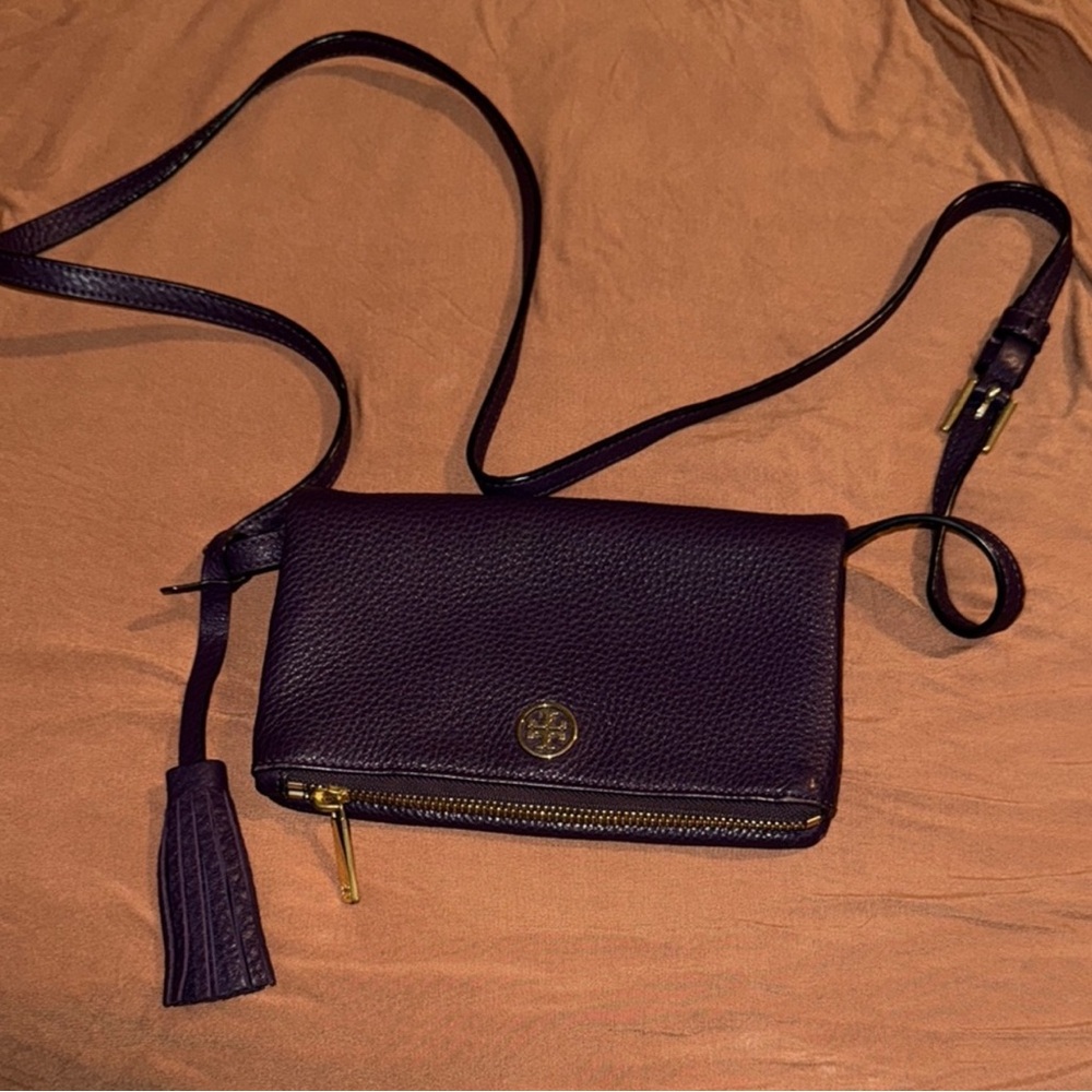 Tory Burch Deep Purple Crossbody Bag